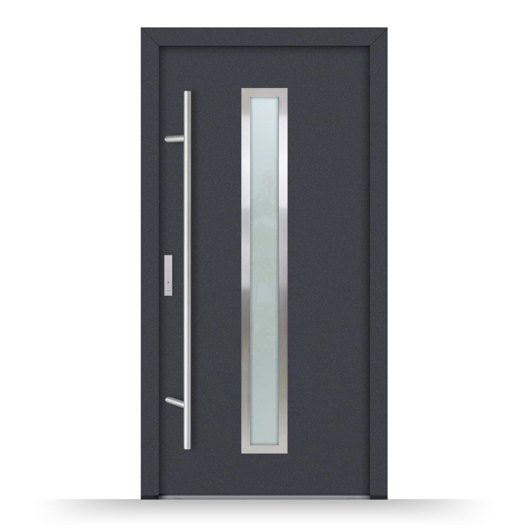 Aluminium Haustür AC68 Safeline M01 - Fensterfabrik24