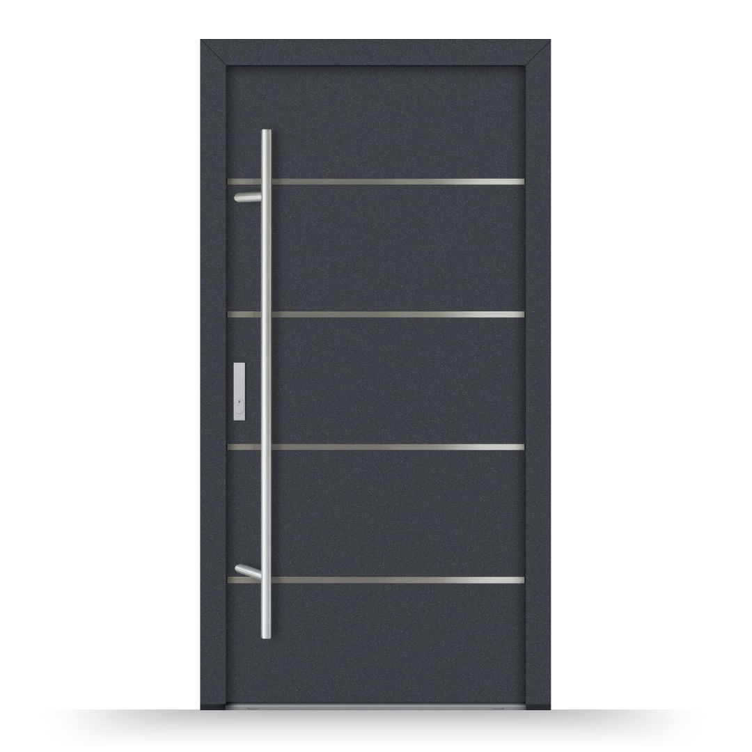 Aluminium Haustür AC68 Safeline M02 - Fensterfabrik24