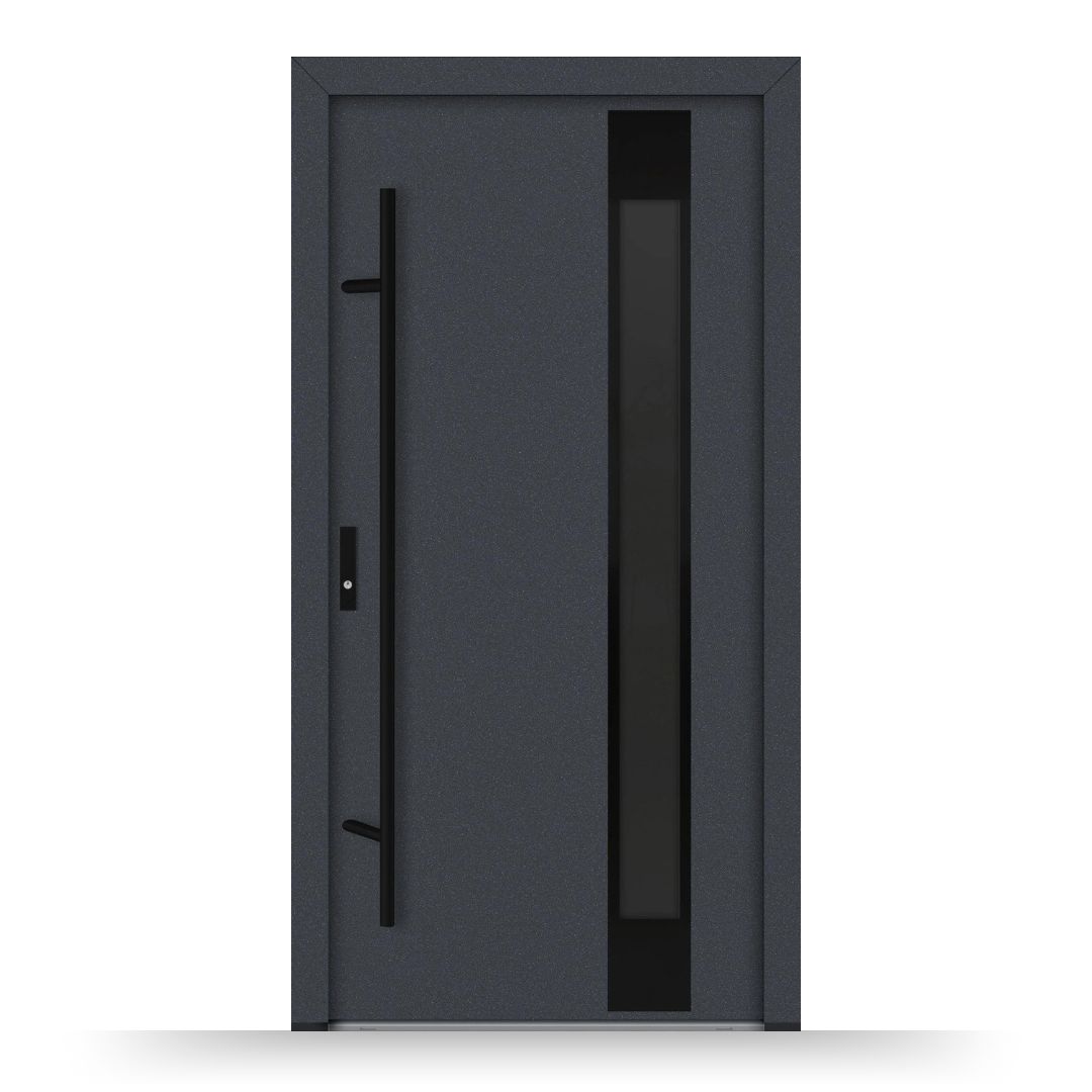 Aluminium Haustür AC68 Safeline M24 Blackline - Fensterfabrik24