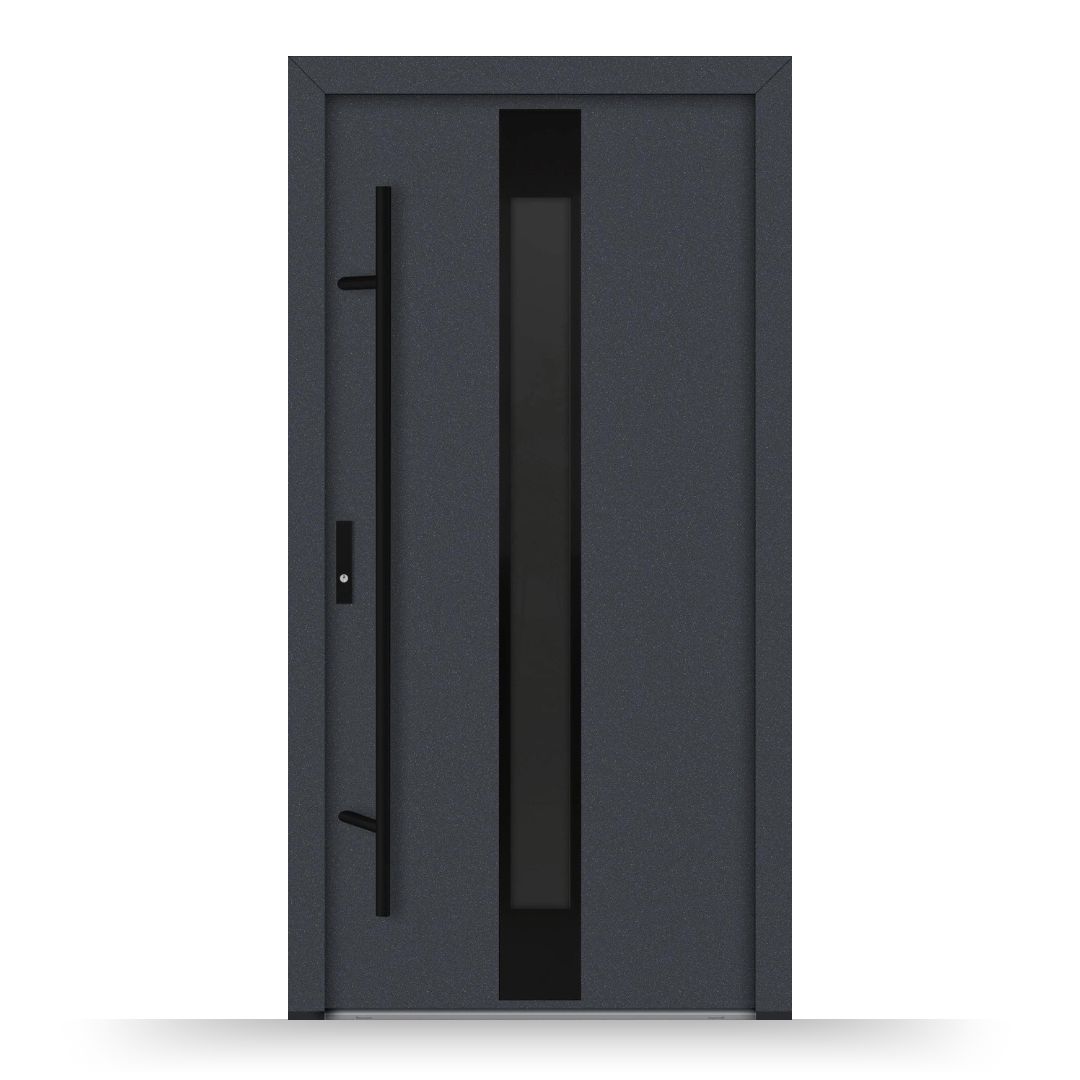 Aluminium Haustür AC68 Safeline M25 Blackline - Fensterfabrik24