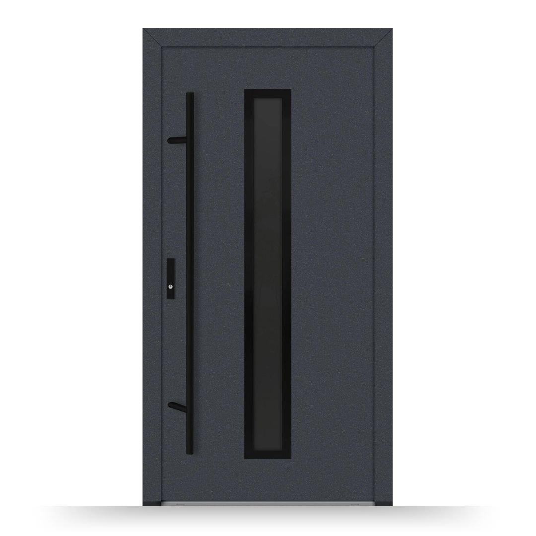 Aluminium Haustür DS82 M21 Blackline - Fensterfabrik24