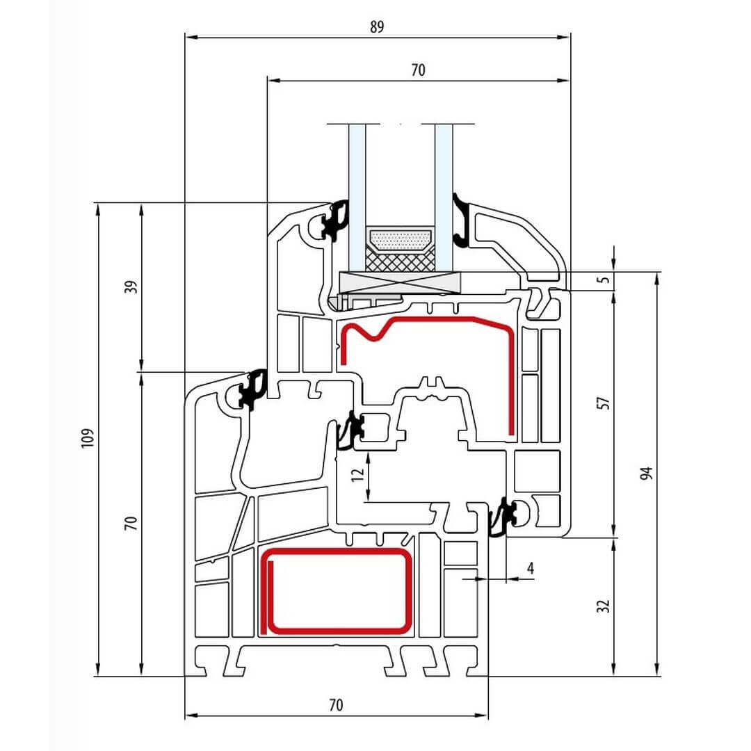 Aluplast IDEAL 5000 - Fensterfabrik24