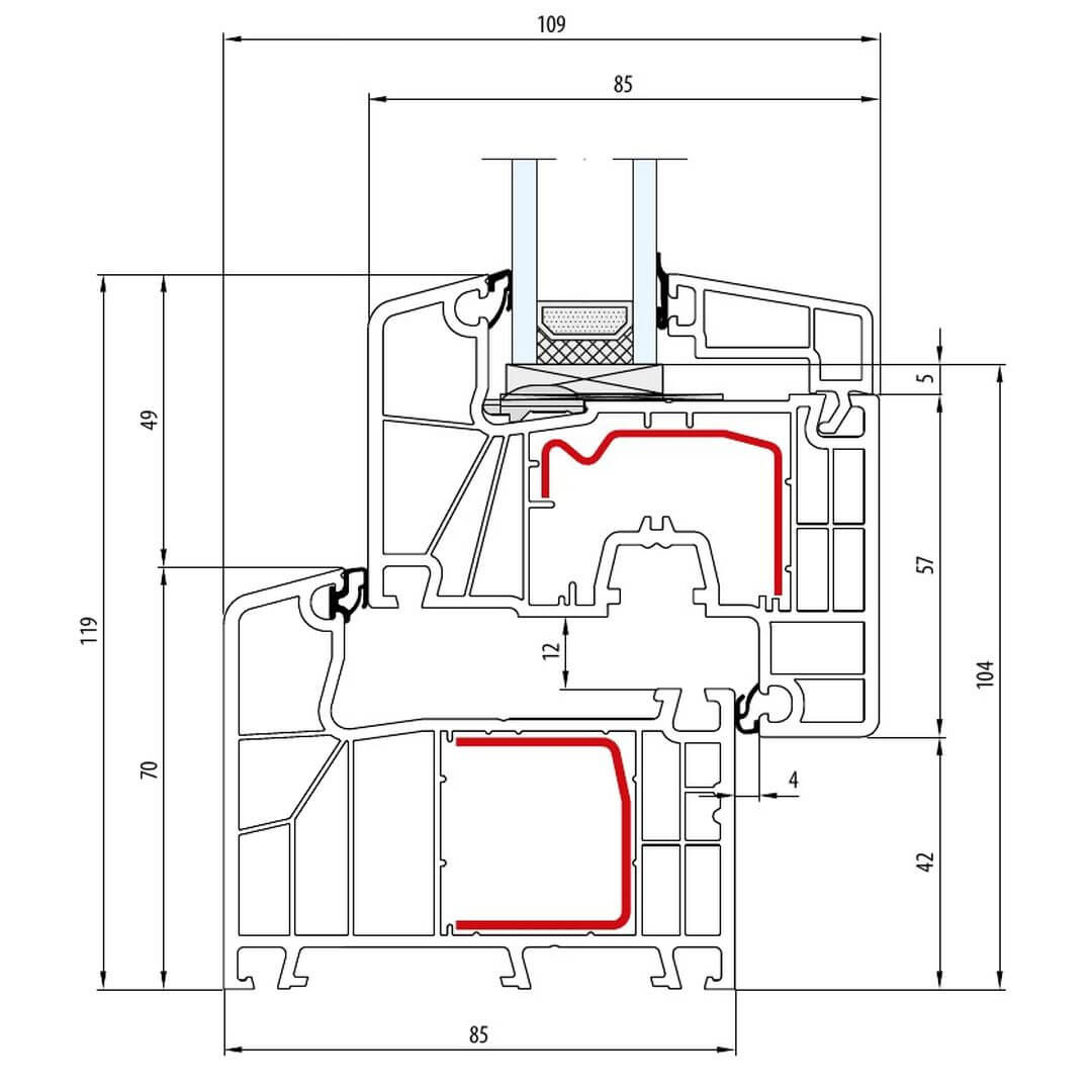 Aluplast IDEAL 7000 - Fensterfabrik24