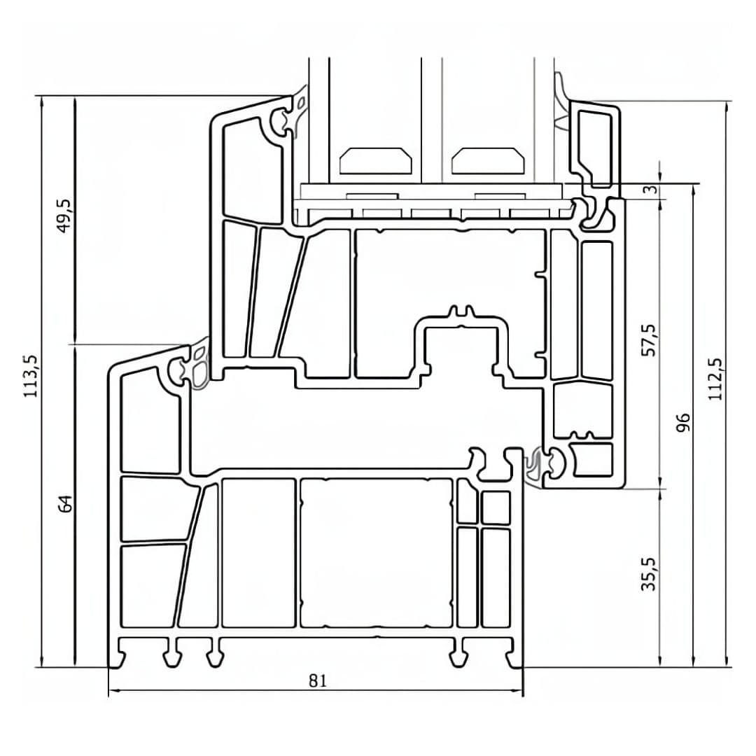 DECCO 82 Balkontür - Fensterfabrik24