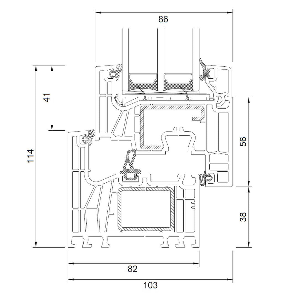Drutex Iglo Edge Fenster - Fensterfabrik24