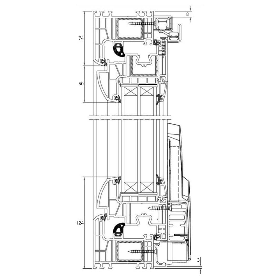 Drutex Iglo Energy PSK Tür - Fensterfabrik24