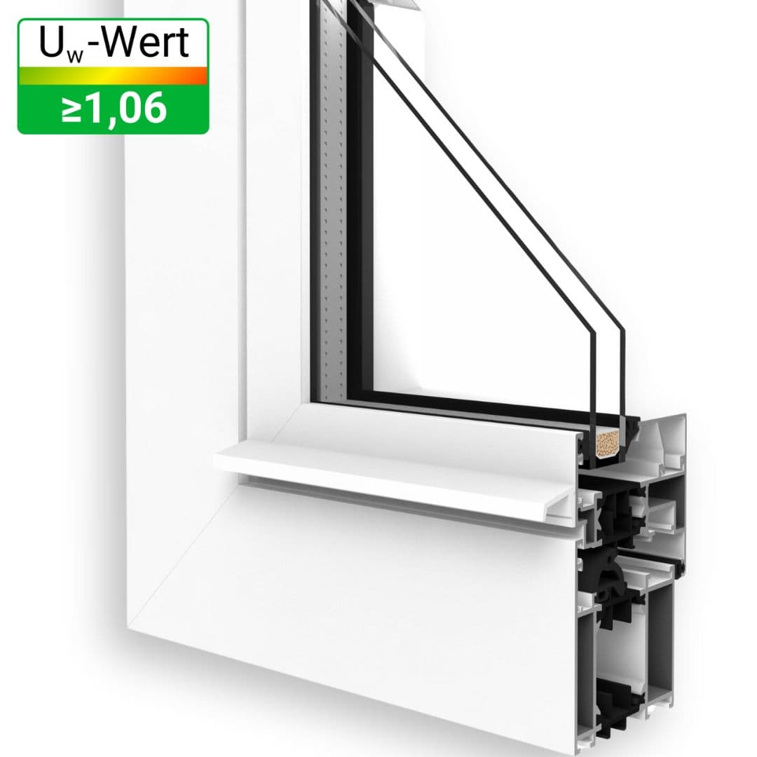 Drutex MB - 70 Alufenster - Fensterfabrik24