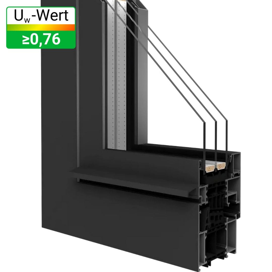Drutex MB - 86SI Alufenster - Fensterfabrik24