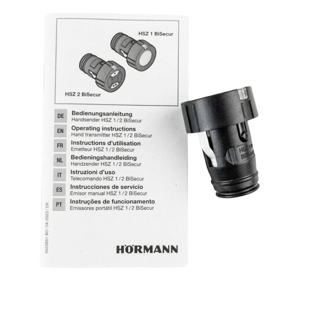 Hörmann HSZ 2 BS Handsender schwarz - Fensterfabrik24