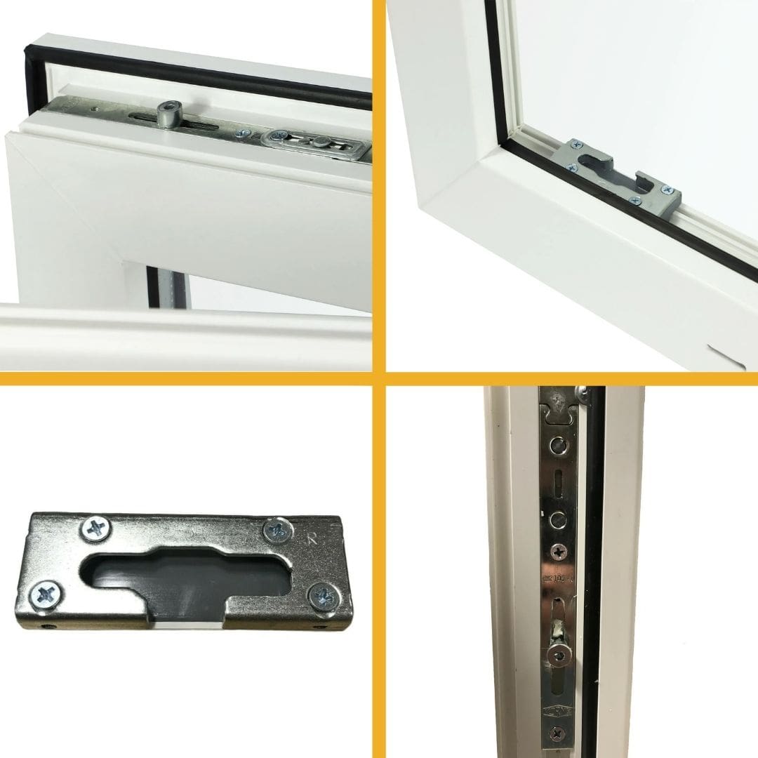 Kellerfenster Kunststoff Dreh/Kipp - 3 - fach - Verglasung - Außen Anthrazit, Innen Weiß - Fensterfabrik24