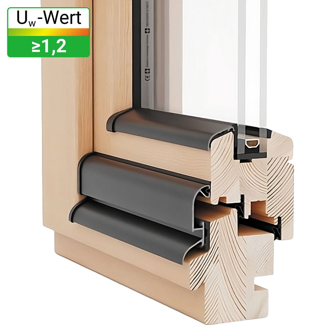 Naturo 68 Holz - Fensterfabrik24