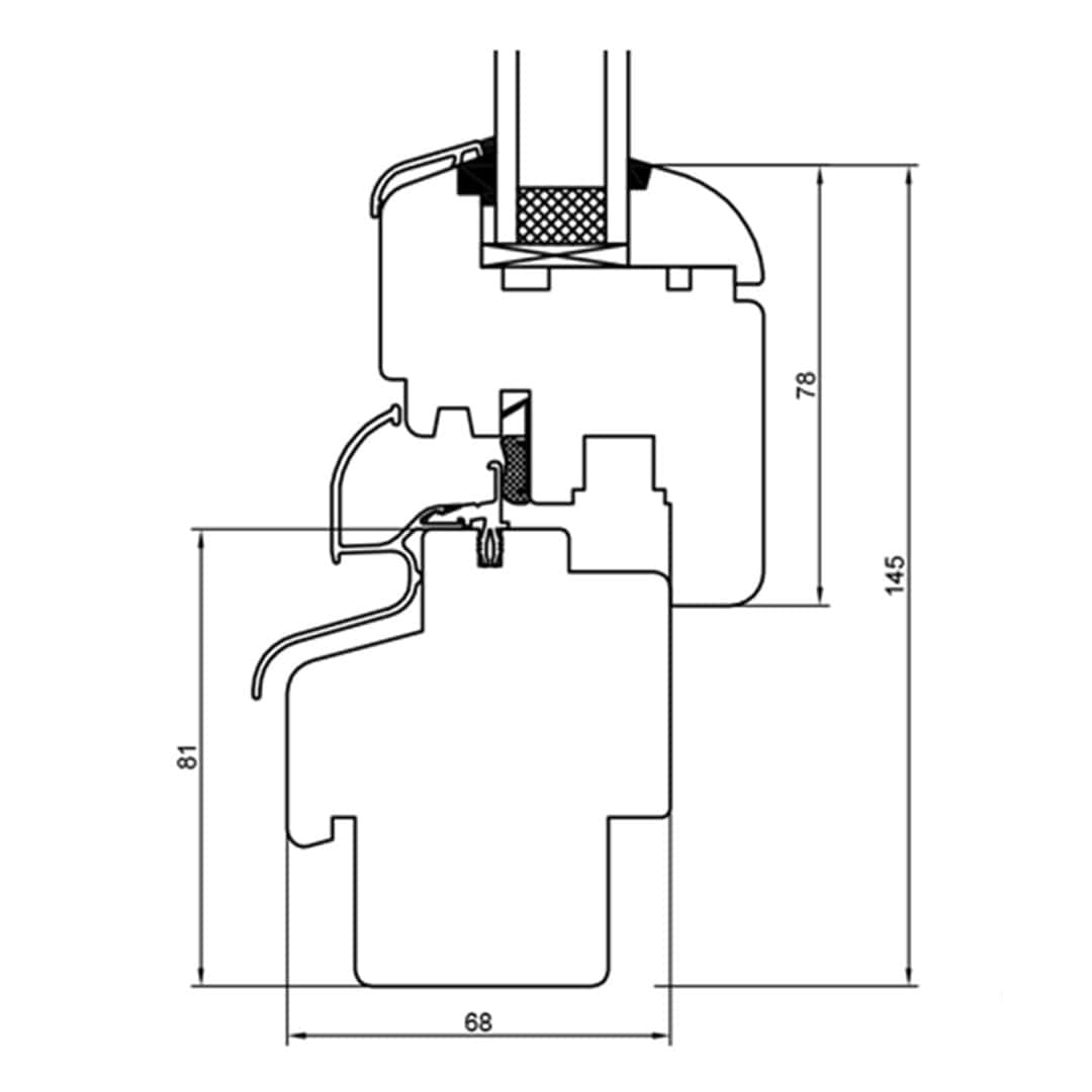 Naturo 68 Holz - Fensterfabrik24