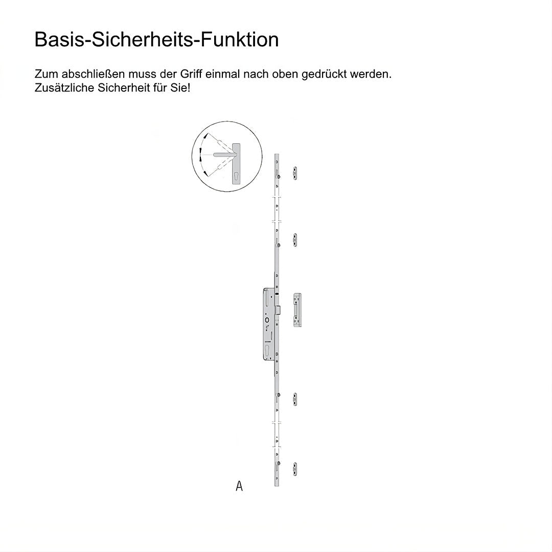 Nebeneingangstür aus Kunststoff - Fensterfabrik24