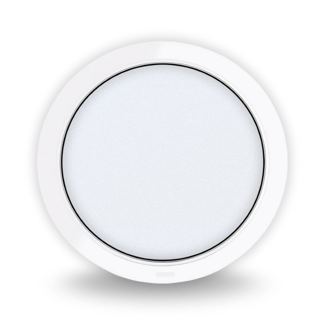 Rundfenster Bullauge Kunststoff - Weiß - 2 - Fach - Verglasung - Festverglasung - Fensterfabrik24