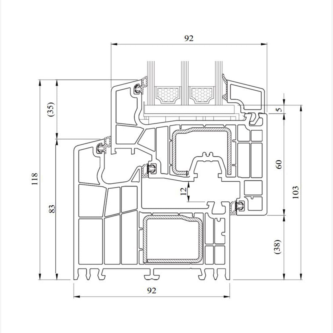 Salamander BluEvolution 92 - Fensterfabrik24