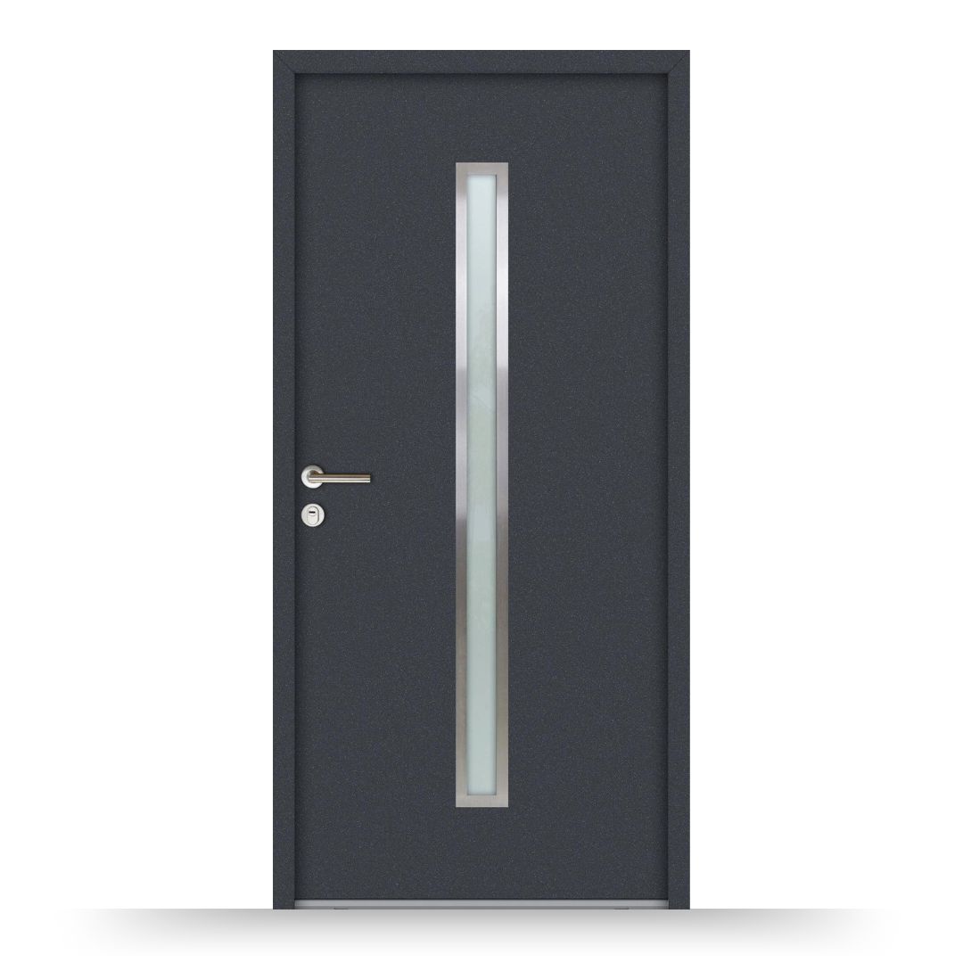 Stahl Nebeneingangstür NBT56 M01 - Fensterfabrik24