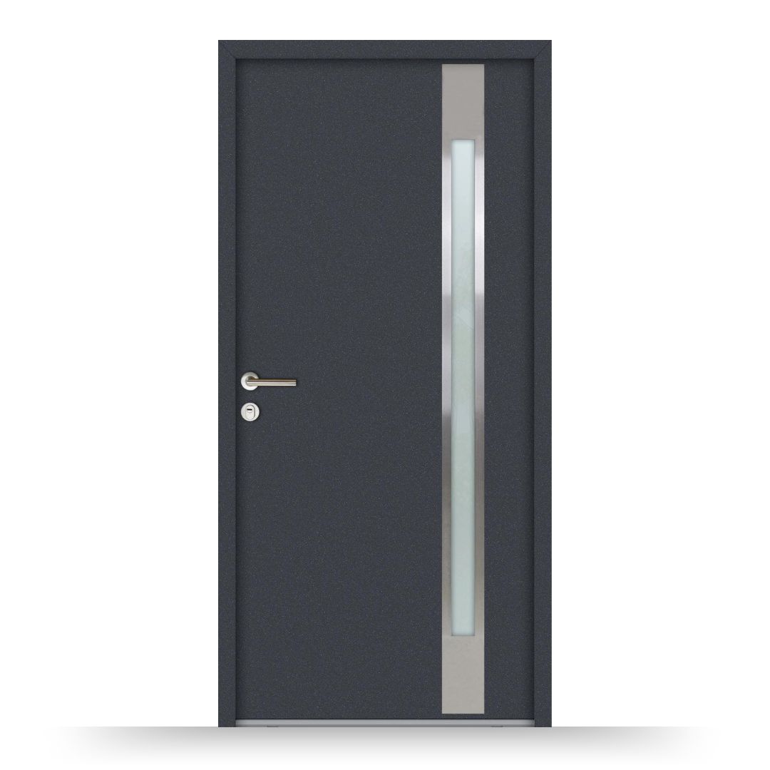 Stahl Nebeneingangstür NBT56 M04 - Fensterfabrik24