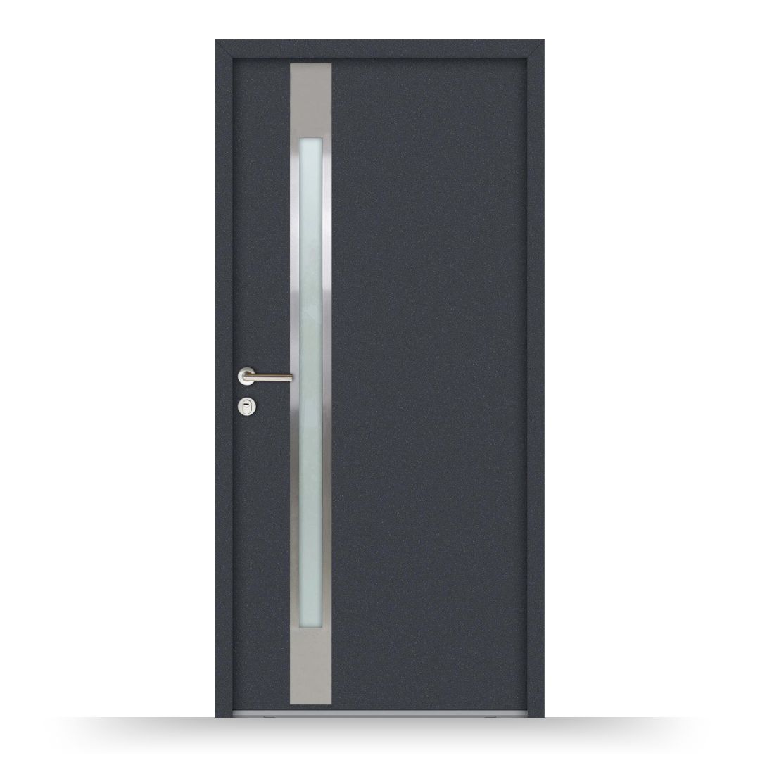 Stahl Nebeneingangstür NBT56 M14 - Fensterfabrik24