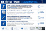 1x Fenster Fensterrahmenschraube Rahmenschraube TX verzinkt - Fensterfabrik24