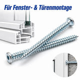 1x Fenster Fensterrahmenschraube Rahmenschraube TX verzinkt - Fensterfabrik24