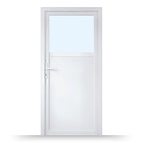 Nebeneingangstür 1/3 Glas – Anthrazit & Weiß – Außen- & Innenöffnend nach Maß