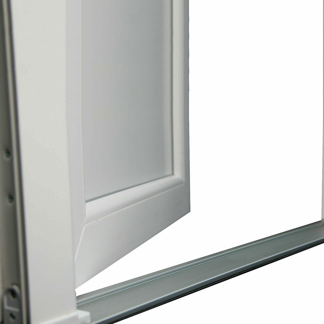 Nebeneingangstür 1/3 Glas – Anthrazit & Weiß – Außen- & Innenöffnend nach Maß