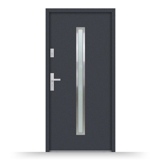 Aluminium Nebeneingangstür ATU68 M501 - Fensterfabrik24