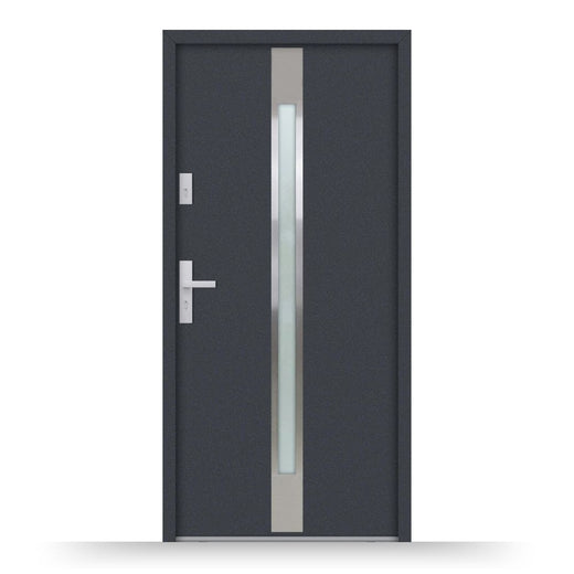 Aluminium Nebeneingangstür ATU68 M505 - Fensterfabrik24