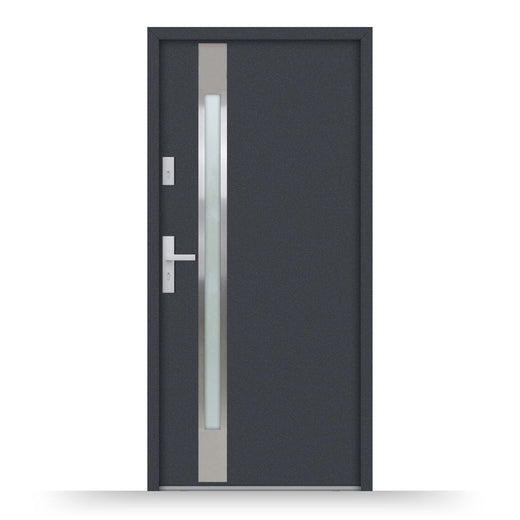 Aluminium Nebeneingangstür ATU68 M514 - Fensterfabrik24