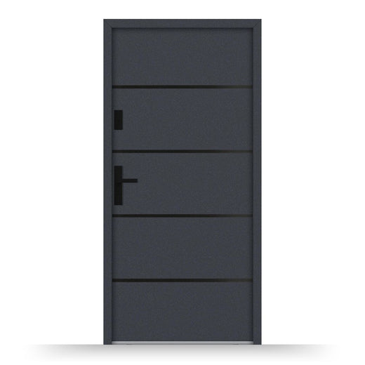 Aluminium Nebeneingangstür ATU68 M522 Blackline - Fensterfabrik24