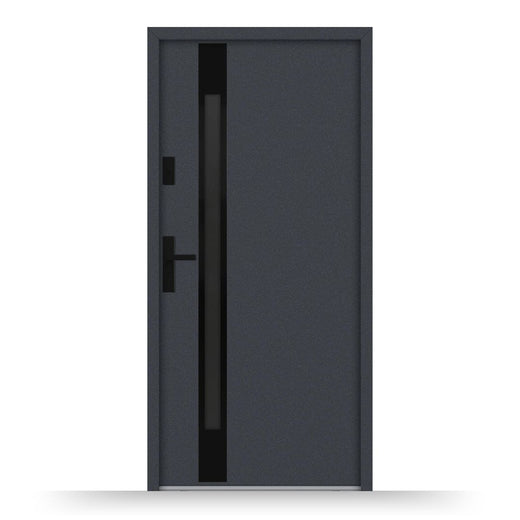 Aluminium Nebeneingangstür ATU68 M534 Blackline - Fensterfabrik24