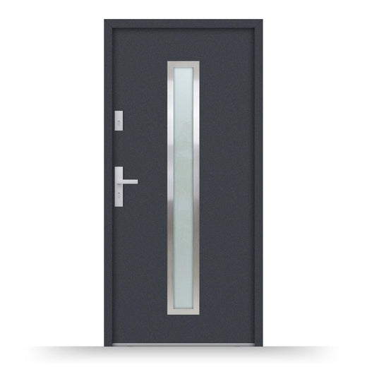 Aluminium Nebeneingangstür ATU68 M600 - Fensterfabrik24