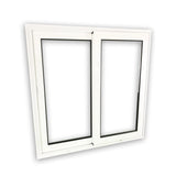 Aluminium Schiebefenster weiß 2 - fach - Fensterfabrik24