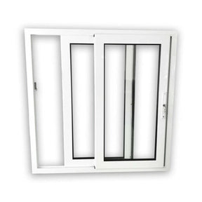 Aluminium Schiebefenster weiß 2 - fach - Fensterfabrik24
