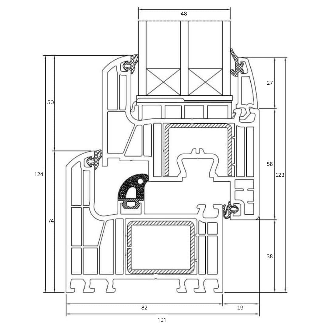 Drutex Iglo Energy Classic Fenster - Fensterfabrik24