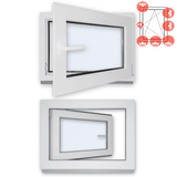 EcoLine Einbruchhemmende Kunststofffenster mit 2 - fach Verglasung - Fensterfabrik24