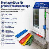 Montageklötze 33 tlg. Set - Fensterfabrik24