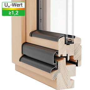 Naturo 68 Holz - Fensterfabrik24