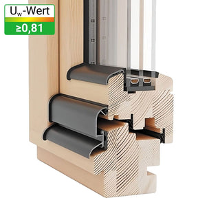 Naturo 80 Holz - Fensterfabrik24