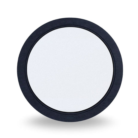 Rundfenster Bullauge Kunststoff - innen Weiß - außen Anthrazit - 2 - Fach - Verglasung - Festverglasung - Fensterfabrik24